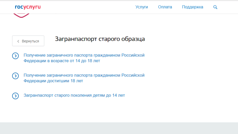 Что делать после оплаты госпошлины на загранпаспорт старого образца на госуслугах